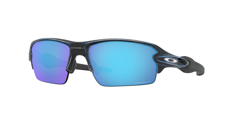 Oakley FLAK 2.0 (A) OO9271 Rectangle Sunglasses  927136-RACEWORN BLUE 61-12-133 - Color Map black
