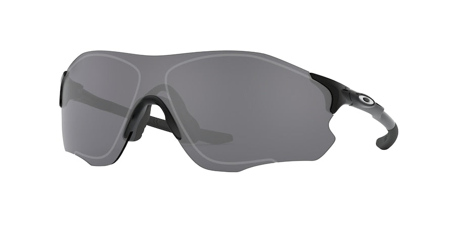 Oakley EVZERO PATH OO9308 Rectangle Sunglasses  930801-POLISHED BLACK 38-138-125 - Color Map not applicable