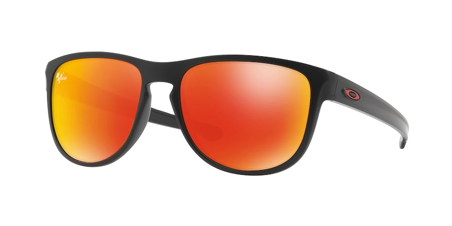Oakley SLIVER R OO9342 Rectangle Sunglasses  934215-MATTE BLACK 57-17-140 - Color Map black