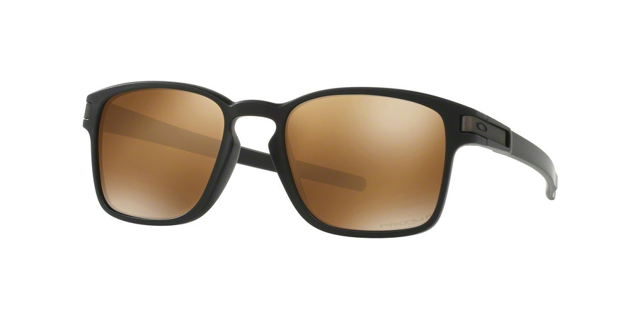 Oakley LATCH SQUARED OO9353 Rectangle Sunglasses  935312-MATTE BLACK 52-19-139 - Color Map black