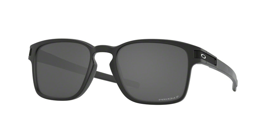 Oakley LATCH SQ (A) OO9358 Rectangle Sunglasses  935818-MATTE BLACK INK 55-17-139 - Color Map black