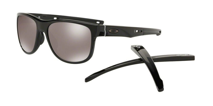 Oakley CROSSRANGE R OO9359 Square Sunglasses  935908-POLISHED BLACK 57-17-137 - Color Map black