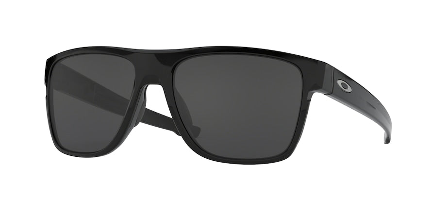 Oakley CROSSRANGE XL OO9360 Square Sunglasses  936001-POLISHED BLACK 58-17-137 - Color Map black