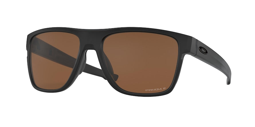 Oakley CROSSRANGE XL OO9360 Square Sunglasses  936006-MATTE BLACK 58-17-137 - Color Map black