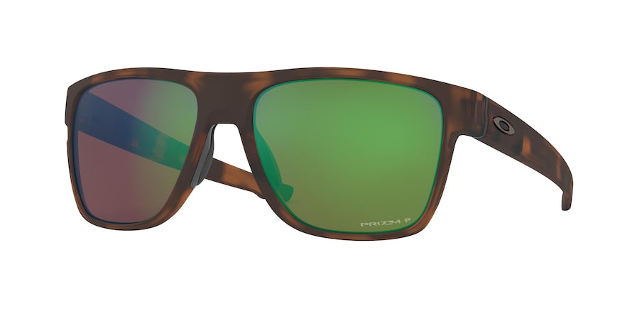 Oakley CROSSRANGE XL OO9360 Square Sunglasses  936010-MATTE ROOTBEER TORTOISE 58-17-137 - Color Map havana