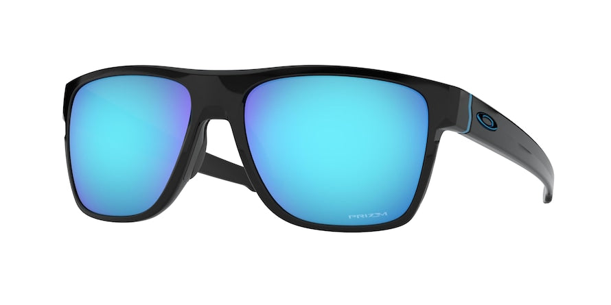 Oakley CROSSRANGE XL OO9360 Square Sunglasses  936013-POLISHED BLACK 58-17-137 - Color Map black
