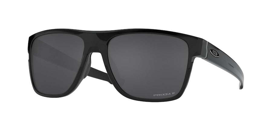 Oakley CROSSRANGE XL OO9360 Square Sunglasses  936023-POLISHED BLACK 58-17-137 - Color Map black
