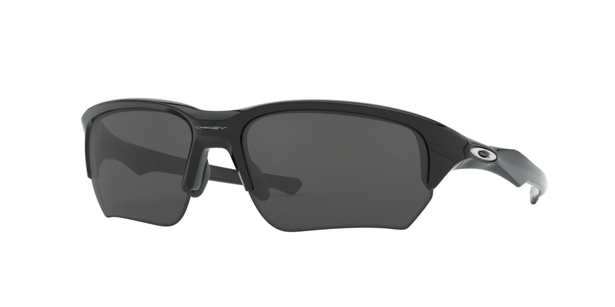 Oakley FLAK BETA (A) OO9372 Rectangle Sunglasses  937201-POLISHED BLACK 65-9-131 - Color Map black