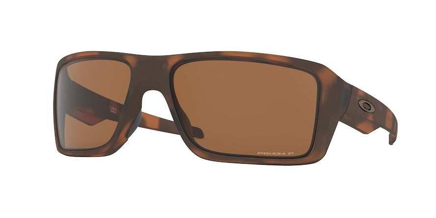 Oakley DOUBLE EDGE OO9380 Rectangle Sunglasses  938007-MATTE TORTOISE 66-17-128 - Color Map havana