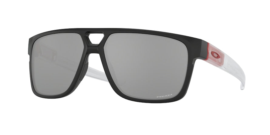 Oakley CROSSRANGE PATCH OO9382 Rectangle Sunglasses  938218-MATTE BLACK 60-14-137 - Color Map black