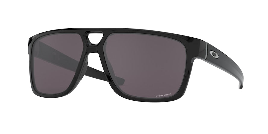 Oakley CROSSRANGE PATCH OO9382 Rectangle Sunglasses  938229-POLISHED BLACK 60-14-137 - Color Map black