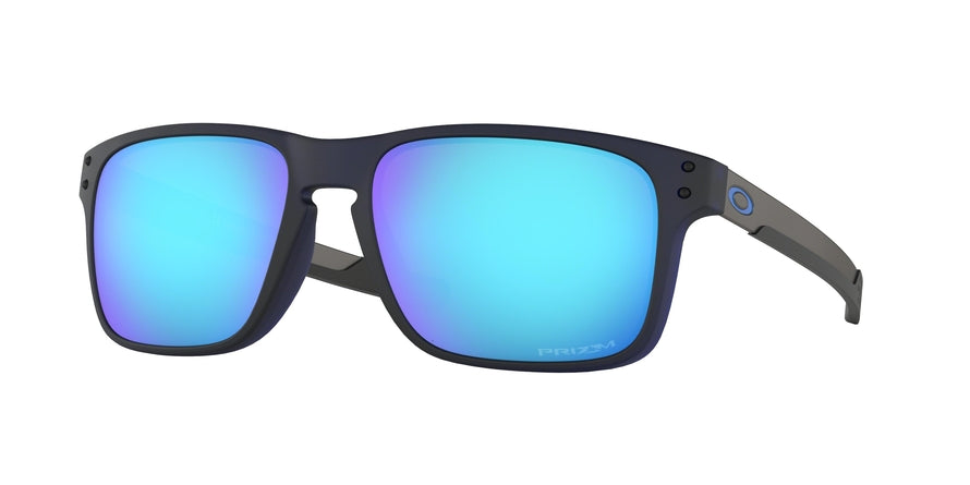 Oakley HOLBROOK MIX OO9384 Rectangle Sunglasses  938403-MATTE TRANSLUCENT BLUE 57-17-138 - Color Map gunmetal