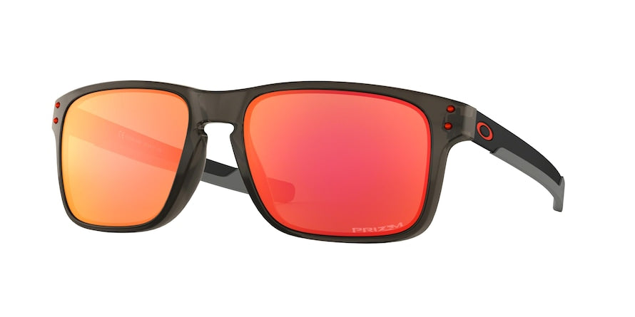 Oakley HOLBROOK MIX (A) OO9385 Rectangle Sunglasses  938504-GREY SMOKE 57-17-135 - Color Map grey