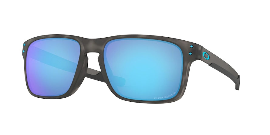 Oakley HOLBROOK MIX (A) OO9385 Rectangle Sunglasses  938509-MATTE BLACK TORTOISE 57-17-135 - Color Map grey