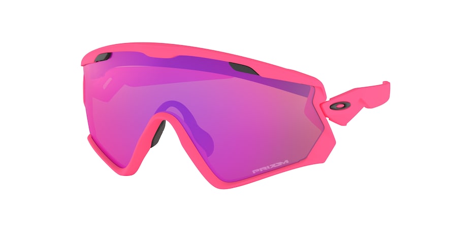 Oakley WIND JACKET 2.0 OO9418 Rectangle Sunglasses  941814-MATTE NEON PINK 45-145-126 - Color Map pink