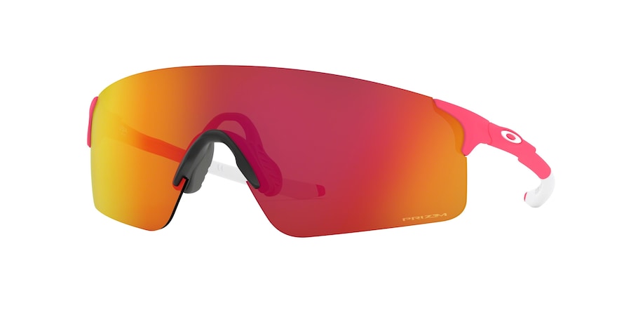 Oakley EVZERO BLADES OO9454 Rectangle Sunglasses  945405-MATTE NEON PINK 38-138-125 - Color Map pink