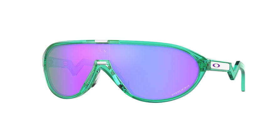 Oakley CMDN (A) OO9467A Rectangle Sunglasses  946705-TRANSLUCENT CELESTE 33-133-118 - Color Map green