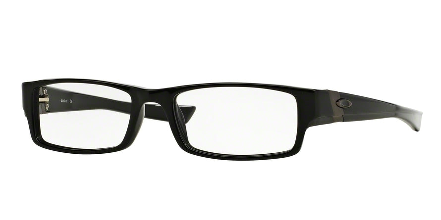 Oakley Optical GASKET OX1012 Rectangle Eyeglasses  11-931-BLACK 53-19-136 - Color Map black