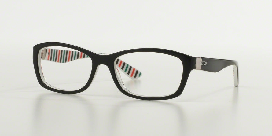Oakley Optical CONVEY OX1059 Cat Eye Eyeglasses  105904-BLACK PEPPERMINT 51-16-141 - Color Map black