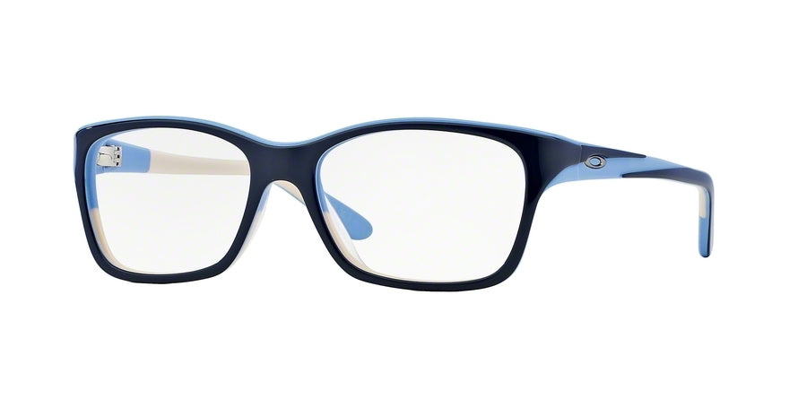 Oakley Optical BLAMELESS OX1103 Rectangle Eyeglasses  110302-50/50 BLUE 52-16-133 - Color Map blue