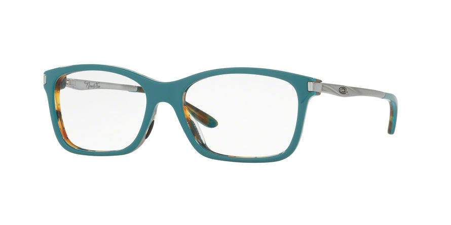 Oakley Optical NINE-TO-FIVE OX1127 Square Eyeglasses  112709-TURQUOISE TORTOISE 52-16-138 - Color Map green