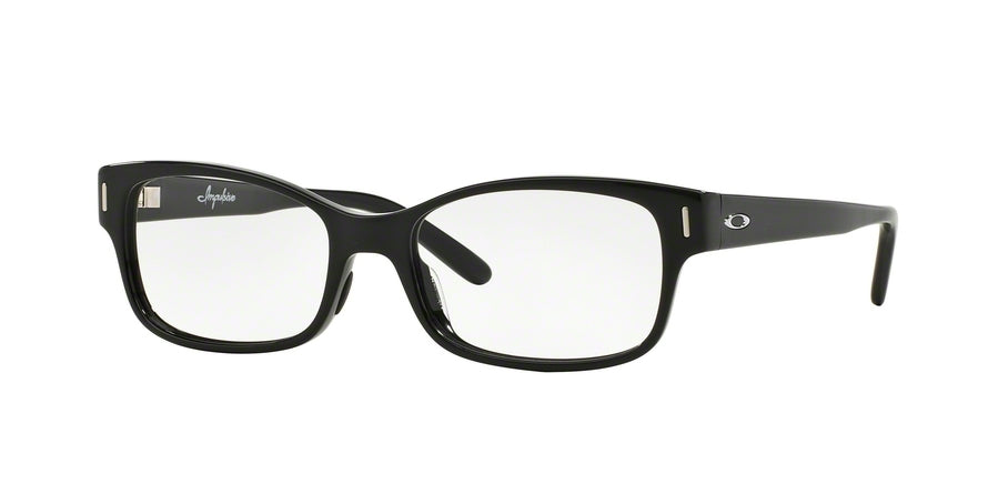 Oakley Optical IMPULSIVE OX1129 Rectangle Eyeglasses  112901-POLISHED BLACK 52-17-141 - Color Map black