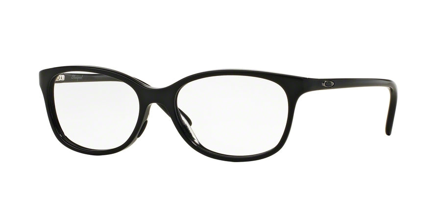 Oakley Optical STANDPOINT OX1131 Round Eyeglasses  113101-POLISHED BLACK 52-16-136 - Color Map black