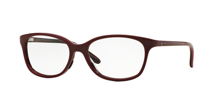 Oakley Optical STANDPOINT OX1131 Round Eyeglasses  113105-BANDED RED 52-16-136 - Color Map brown