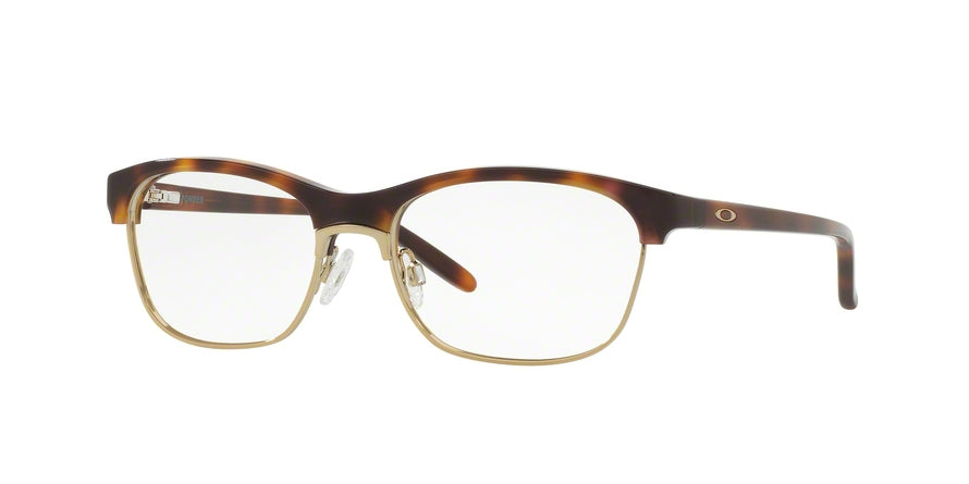 Oakley Optical PONDER OX1134 Round Eyeglasses  113402-TORTOISE 52-16-132 - Color Map brown