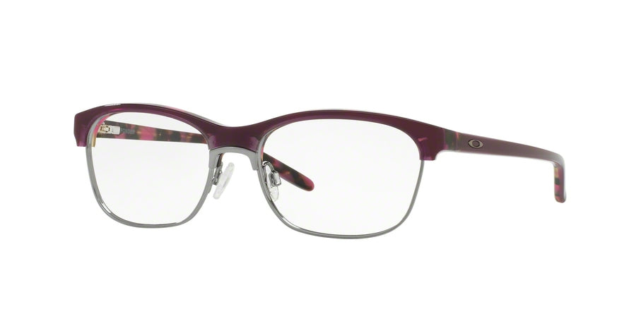 Oakley Optical PONDER OX1134 Round Eyeglasses  113405-BLACKBERRY 52-16-132 - Color Map purple/reddish