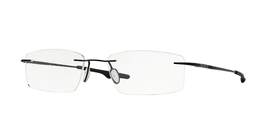Oakley Optical KEEL OX3122 Rectangle Eyeglasses  312201-POLISHED BLACK 53-18-136 - Color Map black