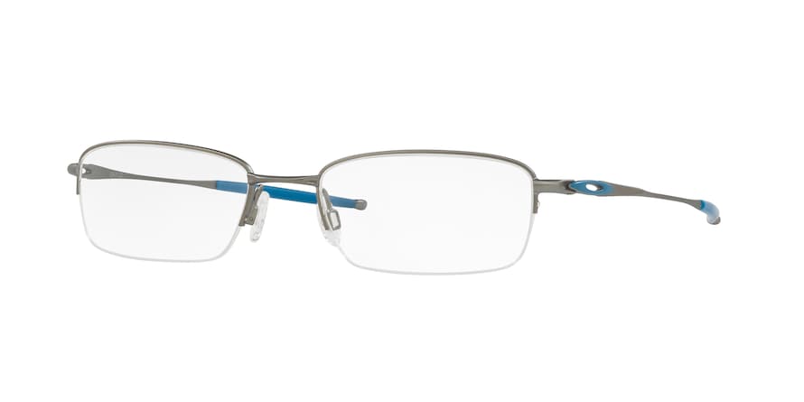 Oakley Optical TOP SPINNER 5B OX3133 Rectangle Eyeglasses  313308-BRUSHED GUNMETAL 51-19-140 - Color Map silver