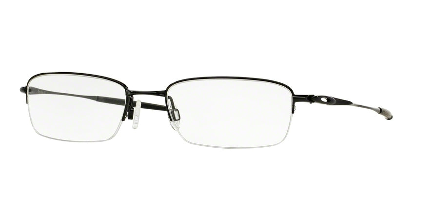 Oakley Optical SPOKE 0.5 OX3144 Rectangle Eyeglasses  314401-POLSHED BLACK 53-19-140 - Color Map black