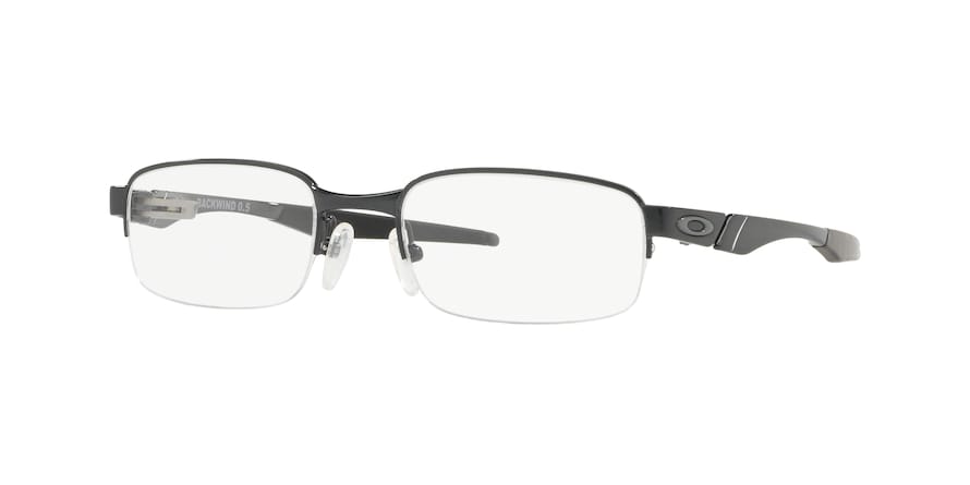 Oakley Optical BACKWIND 0.5 OX3163 Rectangle Eyeglasses  316304-POLISHED MIDNIGHT 52-19-139 - Color Map multicolor