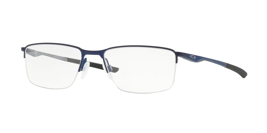 Oakley Optical SOCKET 5.5 OX3218 Rectangle Eyeglasses  321803-MATTE MIDNIGHT 56-18-140 - Color Map blue