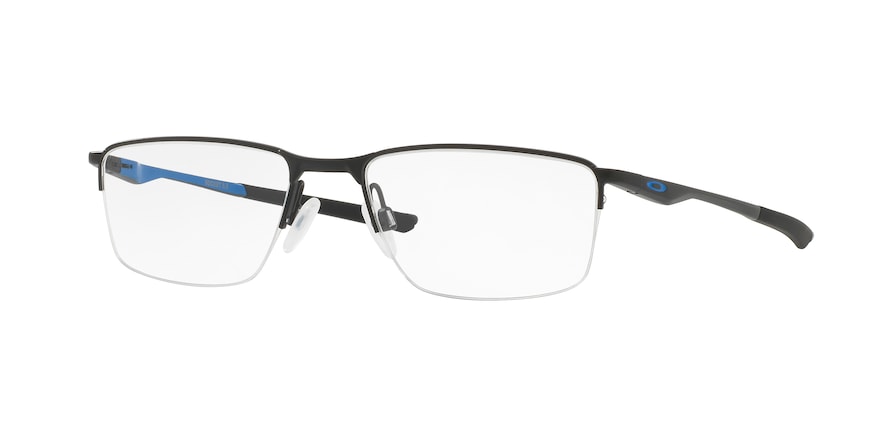 Oakley Optical SOCKET 5.5 OX3218 Rectangle Eyeglasses  321804-SATIN BLACK 56-18-140 - Color Map black