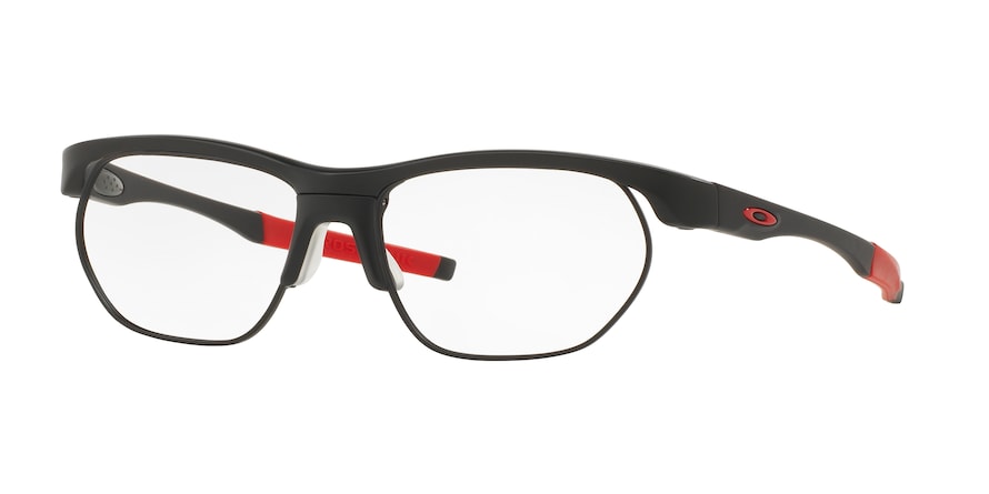 Oakley Optical CROSSLINK FLOAT SP (A) OX3221 Irregular Eyeglasses  322104-SATIN BLACK 56-17-143 - Color Map black