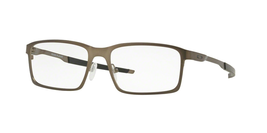 Oakley Optical BASE PLANE OX3232 Rectangle Eyeglasses  323202-PEWTER 54-17-141 - Color Map silver