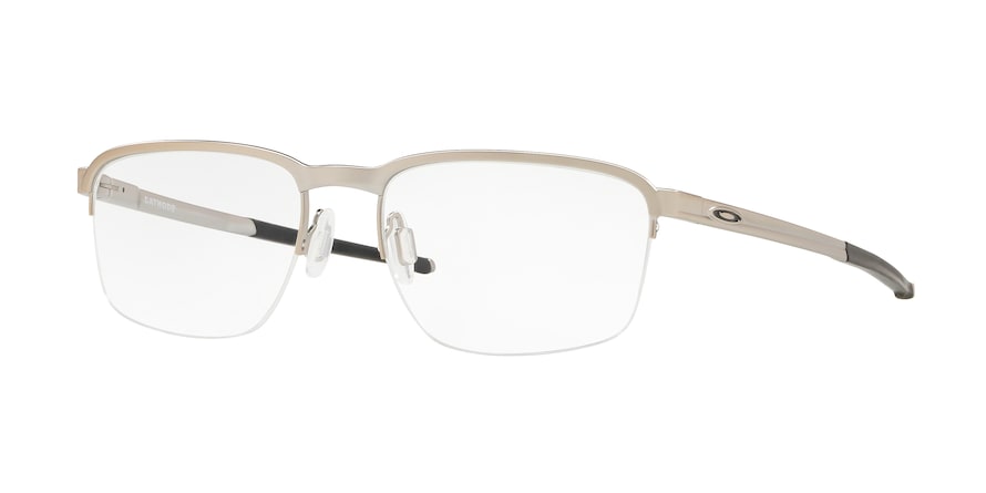 Oakley Optical CATHODE OX3233 Square Eyeglasses  323303-SATIN CHROME 52-18-138 - Color Map silver