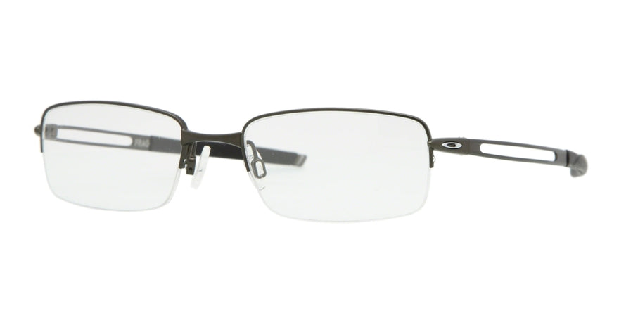 Oakley Optical FRAG OX5045 Rectangle Eyeglasses  504503-PEWTER 53-19-140 - Color Map gunmetal