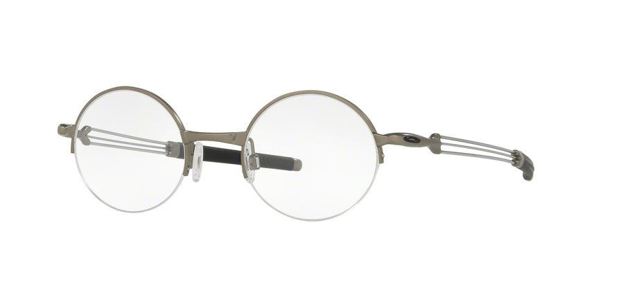 Oakley Optical MADMAN OX5085 Round Eyeglasses  508502-SATIN LIGHT 43-21-146 - Color Map silver
