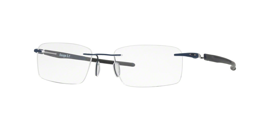 Oakley Optical GAUGE 3.1 OX5126 Rectangle Eyeglasses  512603-MATTE MIDNIGHT 54-18-137 - Color Map blue