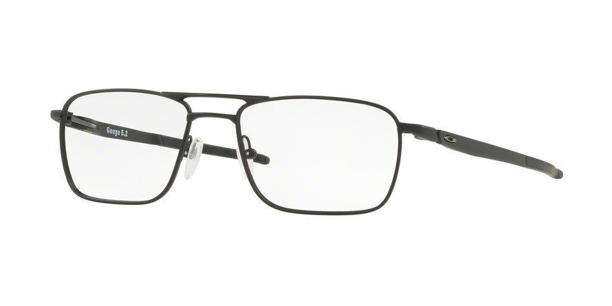 Oakley Optical GAUGE 5.2 TRUSS OX5127 Square Eyeglasses  512701-MATTE BLACK 53-17-142 - Color Map black