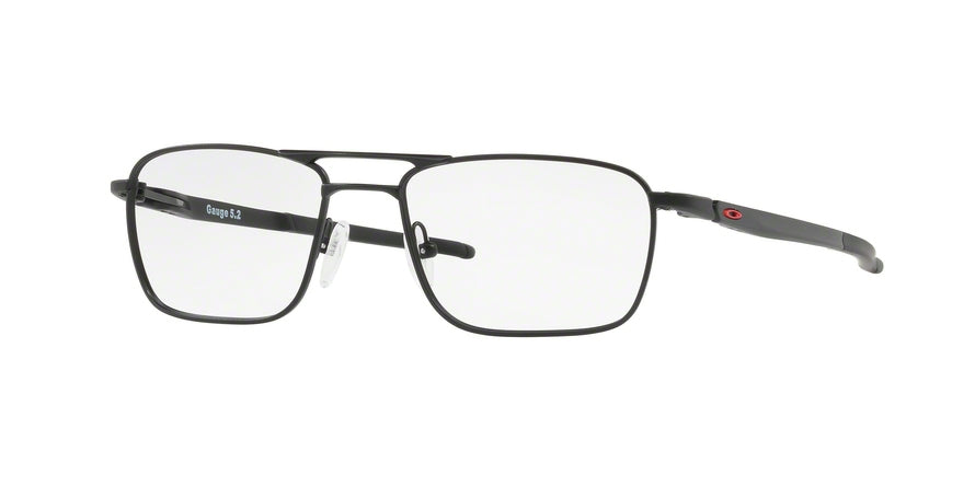 Oakley Optical GAUGE 5.2 TRUSS OX5127 Square Eyeglasses  512704-SATIN BLACK 53-17-142 - Color Map black