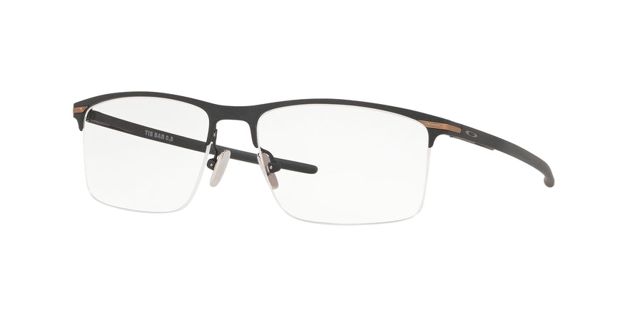 Oakley Optical TIE BAR 0.5 OX5140 Rectangle Eyeglasses  514003-SATIN LIGHT STEEL 56-16-135 - Color Map grey