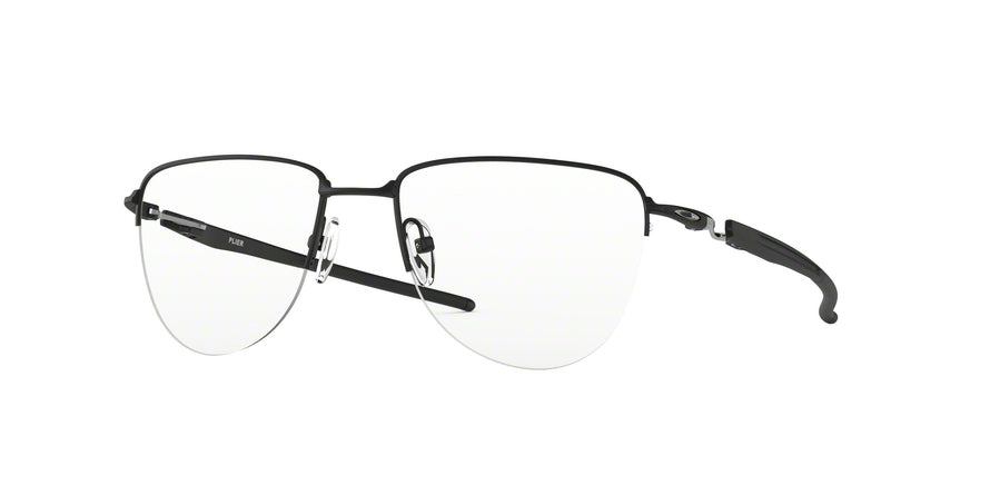 Oakley Optical PLIER OX5142 Pilot Eyeglasses  514201-SATIN BLACK 54-18-137 - Color Map black