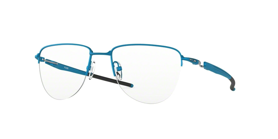 Oakley Optical PLIER OX5142 Pilot Eyeglasses  514204-SATIN AZURE BLUE 54-18-137 - Color Map red