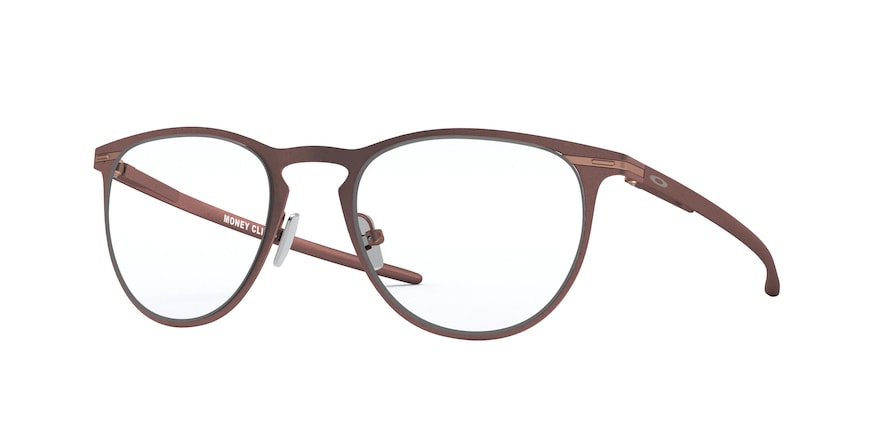 Oakley Optical MONEY CLIP OX5145 Round Eyeglasses  514502-SATIN CORTEN 50-20-135 - Color Map bronze/copper