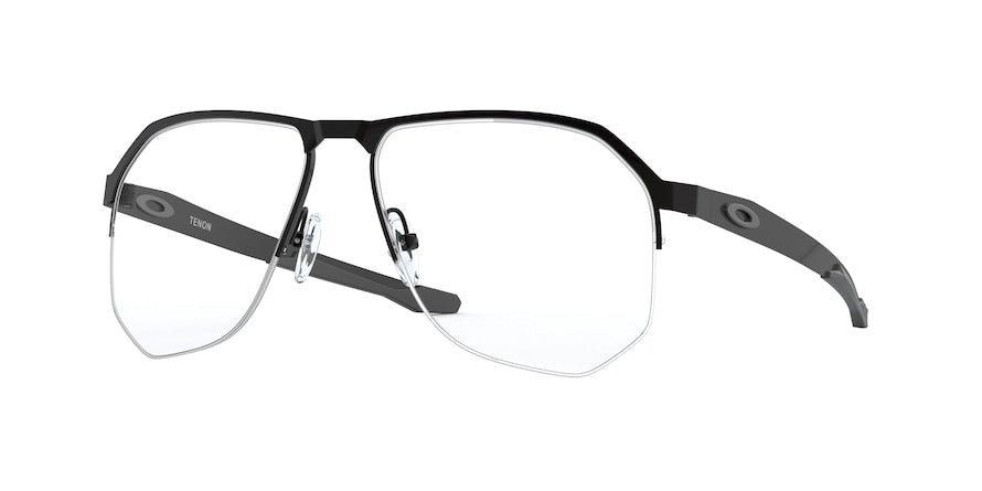 Oakley Optical TENON OX5147 Pilot Eyeglasses  514701-SATIN BLACK 55-15-133 - Color Map black