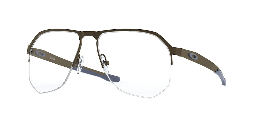Oakley Optical TENON OX5147 Pilot Eyeglasses  514702-SATIN PEWTER 55-15-133 - Color Map silver